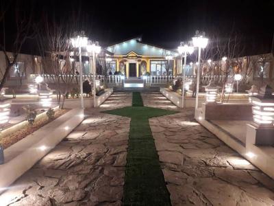 نمای مدرن-1000 متر باغ ویلا بدون مشکل جهاد در شهریار