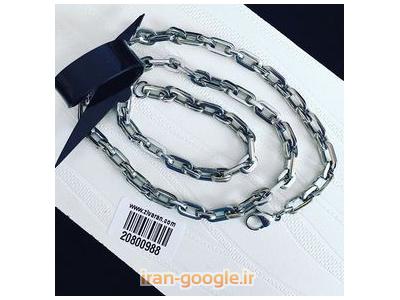  زنجیر نقره مردانه کارتیه