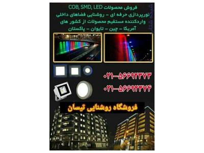 روشنایی فروش-فروش چراغ و پروژکتورهای ال ای دی و اجرای نورپردازی نما