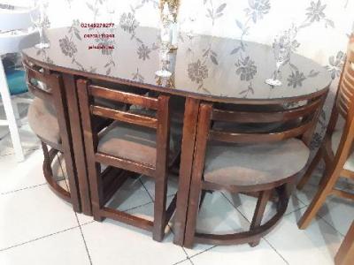 مبل چوبی-پخش میز و صندلی اسپورت
