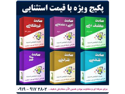 پکیج ویژه طراحی سایت + اپلیکیشن با قیمت استثنایی