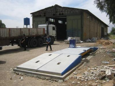 فروش و نصب باسكول 50 تن مركب روي زمين مدل P50 