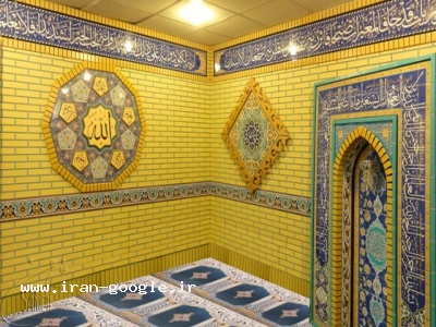 نمازخانه-دکوراسیون سنتی با دیوارپوش