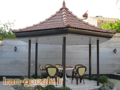 ساخت - آلاچیق - سقف شیبدار - پیش ساخته