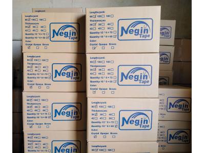 نوار چسب پهن کریستال پنج سانتی 90 یارد نگین (تولیدکننده)