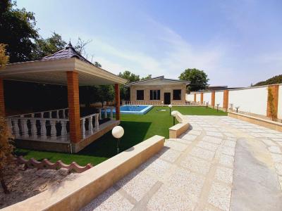محوطه سازی باغ ویلا-باغ ویلا 1000 متری با محوطه سازی زیبا در شهریار
