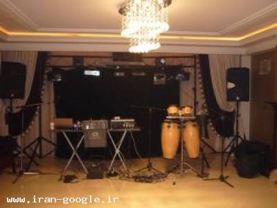 تجهیزات نورپردازی-گروه ارکستر دی جی وموزیک زنده برای مجالس عروسی نامزدی و تولد