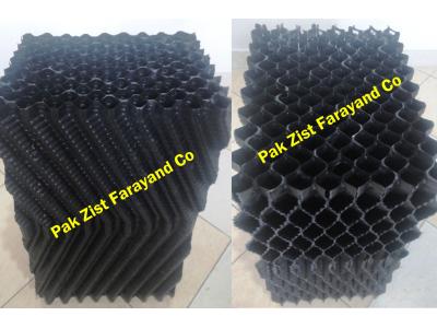 سازه فلزی-پکینگ مدیا ثابت لانه زنبوری PP , PVC