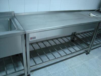 میز کار تمام استیل تجهیزات آشپزخانه صنعتی طبخ آرا