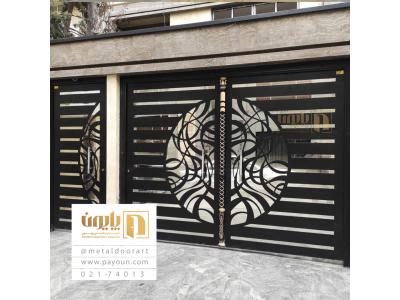 انواع درب فلزی پایون برای ورودی منزل + عکس