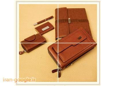هدایای تبلیغاتی چرمی،ست هدیه چرم تبلیغاتی