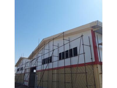 اجرای سقف سوله باپوشش ورق رنگی وپانل