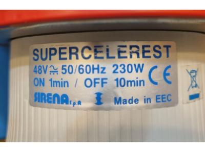 آژیر ایتالیایی موتوردار SIRENA مدل SUPERCELEREST