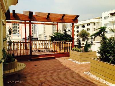 ساخت آلاچیق ,اجرای نما و روف گاردن