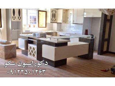 کابينت کمد ديواري و ريلي تخت ميز LCD جاکفشي کتابخانه دكوراسيون سكو