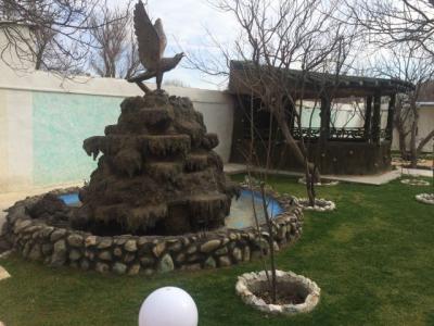 محوطه سازی استخر-فروش باغ ویلا 1500 متری در کردزار (کد137)
