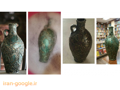 طراحی و فروش تابلو نقش برجسته ، کار روی سفال ، گلدان ، کوزه و خمره