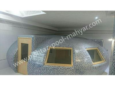 طراحی و ساخت استخر، سونا، جکوزی به صورت بتنی، استیل و شیشه ای اجرای تاسیسات و سرویس بعداز ساخت