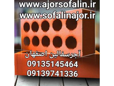 فروش اجر سفال 10/15 و اجر لفتون 10 سوراخ اصفهان