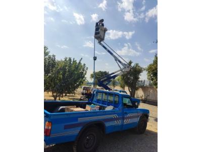 اجاره بالابر و نیسان بالابر و بالابر نیسان تا ارتفاع 10 و 12 متر در تهران و حومه تهران 