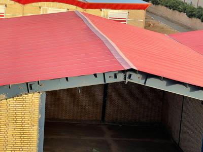 پوشش شیروانی سقف سوله نمالمبه و ورق گالوانیزه