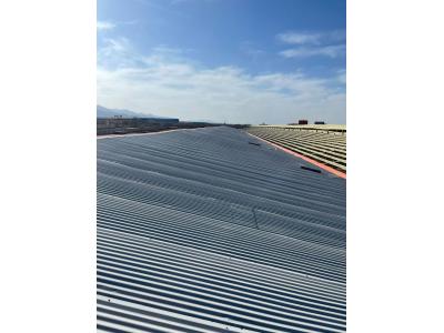 پوشش شیروانی سقف سوله نمالمبه و ورق گالوانیزه