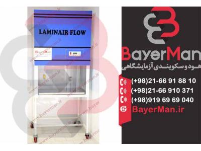 تولید هود لامینار در دو نوع افقی و عمودی در شرکت بایرمن