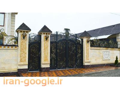 درب ویلایی چوب و فلز