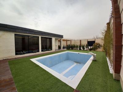 باغ ویلا با نگهبانی ملارد-525 متر باغ ویلای با دیزاین مدرن در ملارد