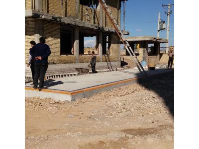 فروش و نصب باسكول هاي جاده اي 16 متری تریلی کش از نوع پیش ساخته جدید