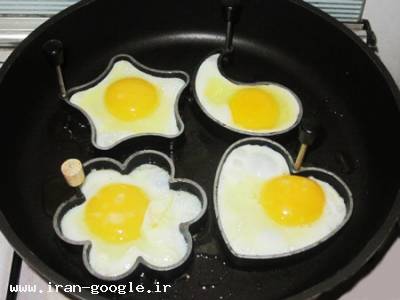 بسته تایی قالب تفلون-غذاسازقالبی تفلون کوکو و تخم مرغ 4 تایی ( فروشگاه کارَن شاپ )