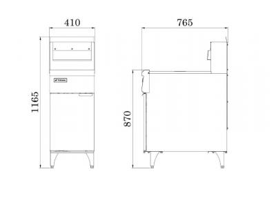 سرخ کن صنعتی فست فود ترنج