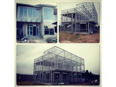 اضافه طبقه و ساخت ویلا با سازه سبک ال اس اف (LSF)