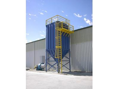 بهینه‌سازی-طراحی و ساخت انواع غبارگیر های صنعتی ،غبارگیر کیسه ای(بگ فیلتر)Industrial dust collector