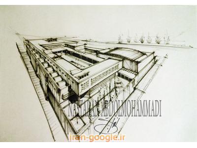 معماری-آموزش اسکیس و راندو در رشت - مدرس: نسترن عبدالمحمدی