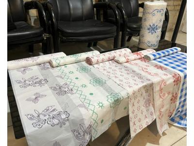 طاقه ی سفره چاپدار و ساده