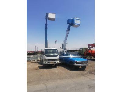  اجاره بالابر لجور جرثقیل سبد دار  خاور نیسان در  ارتفاع 4 تا 16 متر در تهران