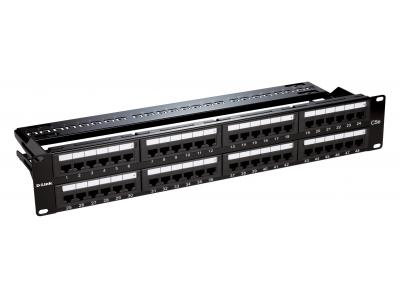 پچ پنل 48 کور شبکه و فیبرنوری