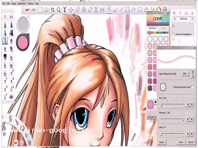 آموزش رنگ آمیزی یک کاراکتر کارتونی ژاپنی در نرم افزار SketchBook Pro