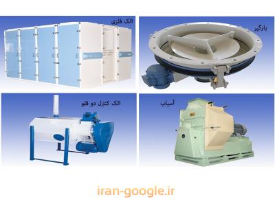  طراحی و ساخت سیلوهای فلزی ذخیره غلات ، خط تولید خوراک دام  و خط  تولید  آرد 