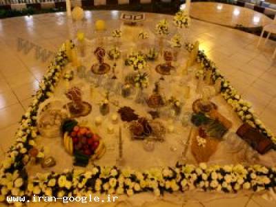 برگزاری مراسم جشن عروسی-سفره عقد ستاره طلایی