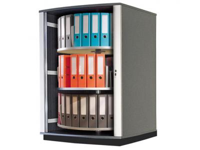 سیستم فایل دوار- توليدكنندة مبلمان و تجهیزات اداری و مخصوصا دپارتمان تخصصی قفسه های بایگانی , فروشگاهی