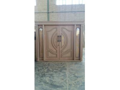 درب و چهارچوب-ساخت درب های چوبی داخلی و لابی مدرن.دکوراسیون داخلی و....
