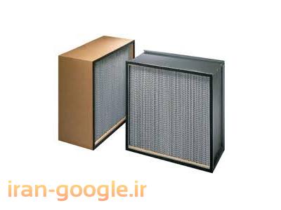 تولید اتاق تمیز فیلتر پنلی کفی پلیتد  هپا هواساز بیمارستان 