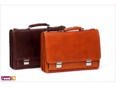 کیف اداری دو قفله چرمی-واردکننده کیف مردانه تبلیغاتی 