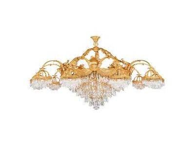 تولید  و پخش لوستر برنزی  و ویترین برنجی