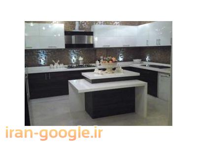 طراحی و اجرای کابینت آشپزخانه-طراحی و اجرای صفحات کورین ، سنگ مصنوعی