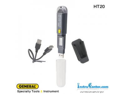 تنظیم رطوبت-دیتالاگر دما و رطوبت USB مدل HT20 جنرال تولز آمریکا