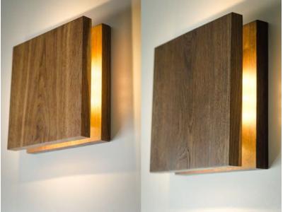 چراغ و لوستر چوبی دیواری سقفی اجرای دکور سفارشی