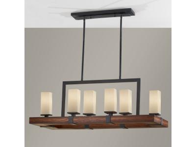 چراغ و لوستر چوبی دیواری سقفی اجرای دکور سفارشی